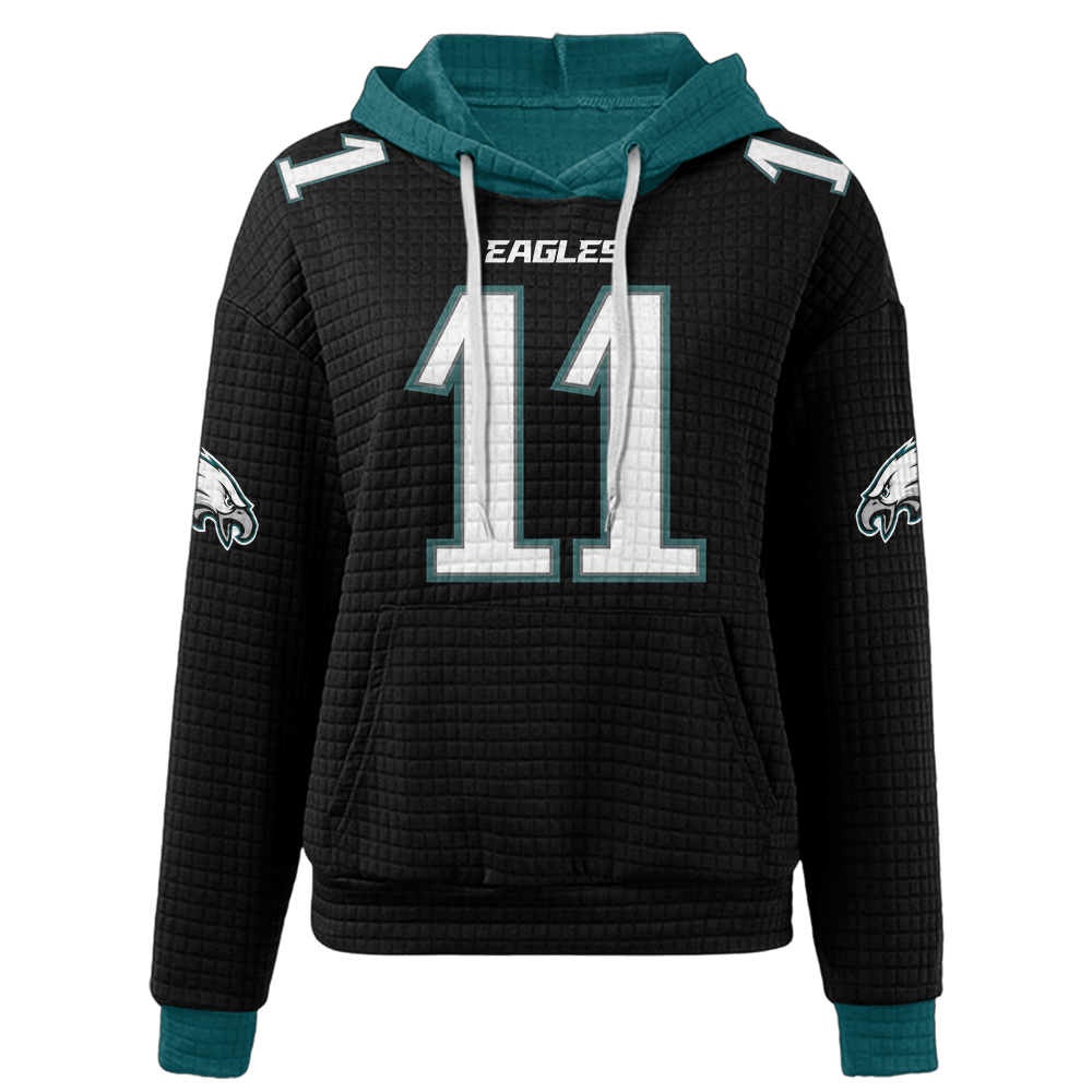 Unisex Philadelphia A.J.B 11 Waffle Hoodie
