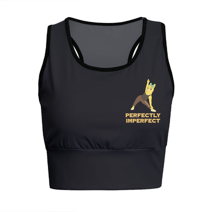 Perfectly Imperfect Chill Llama Yoga Women's Sports Bra