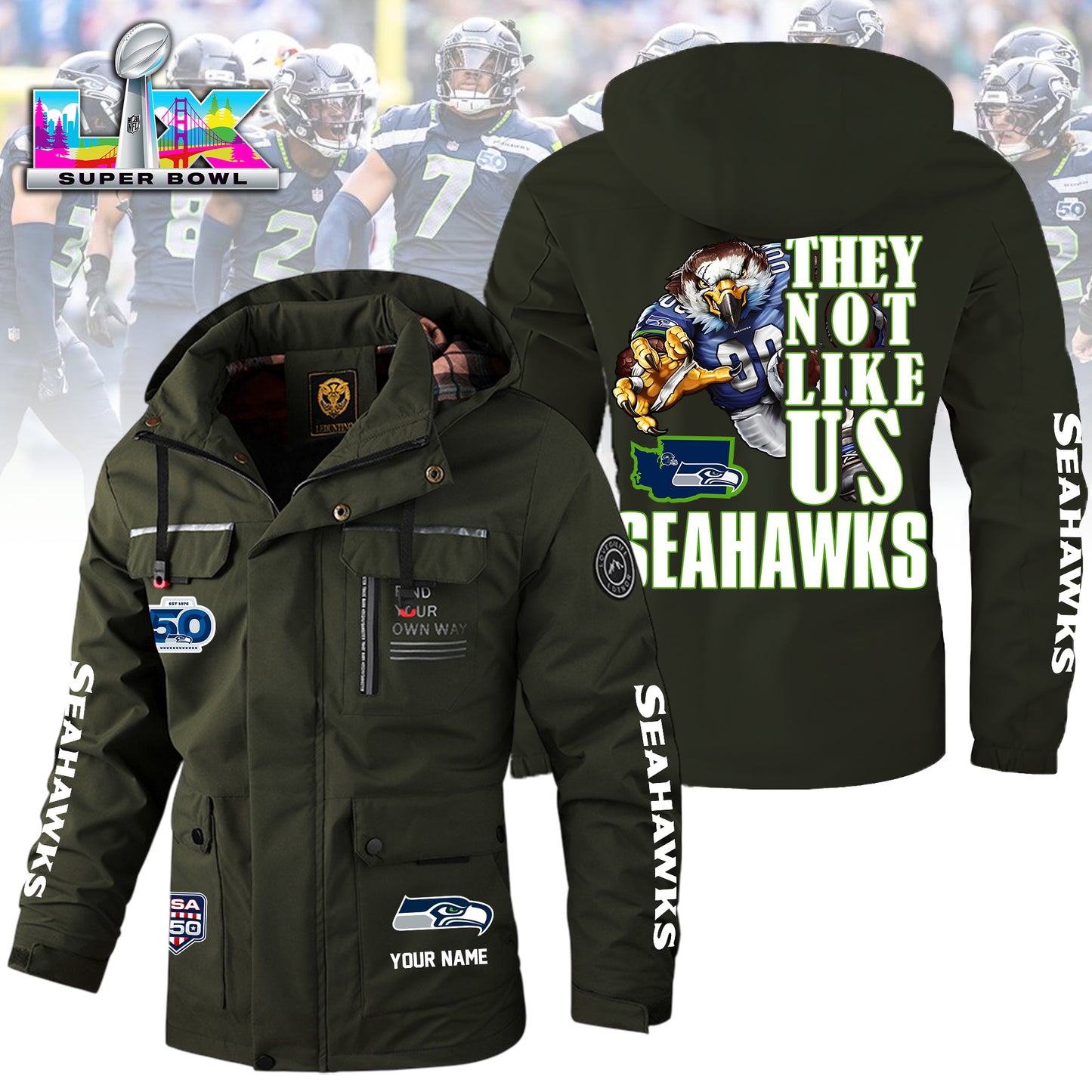 DXCLPC03SEA H315 Windbreaker Outdoor Jacket