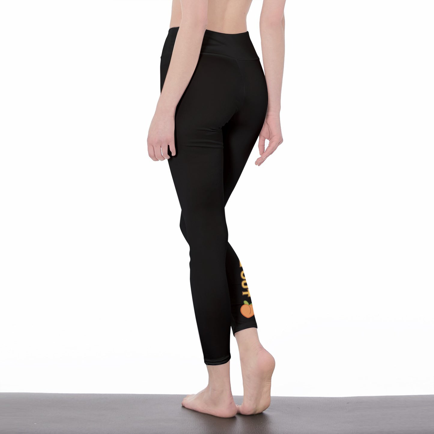 Chill Llama Blend Over, Breathe Out  Yoga Pants All-Over Print Women's High Waist Leggings | 5To9Style