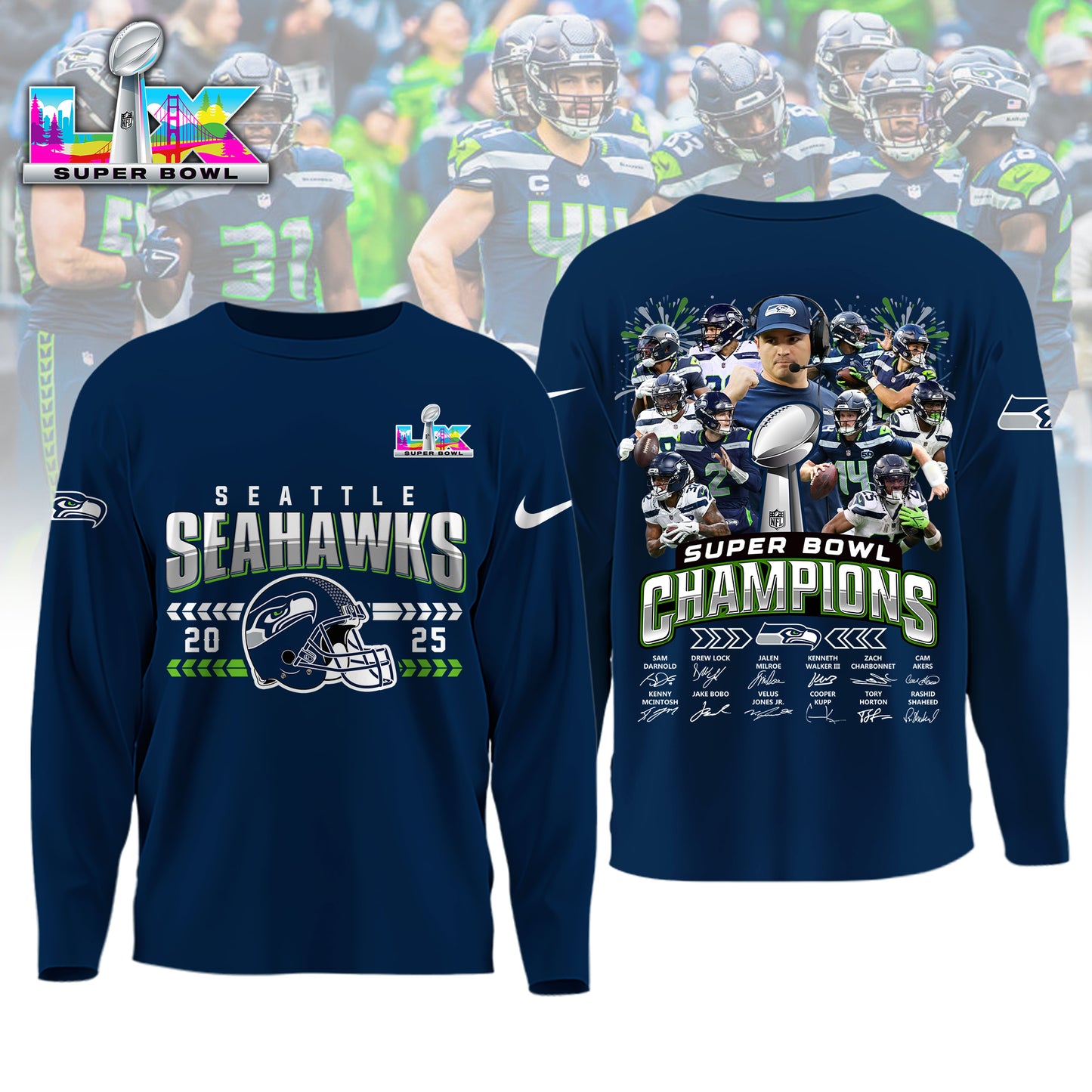 2A4LPC1SEA 3D LONG SLEEVE Long Sleeve Shirt