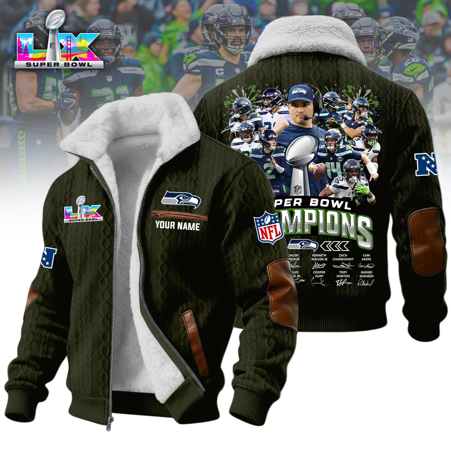 2A2LPC1SEA H963  Winter Fleece Jacket