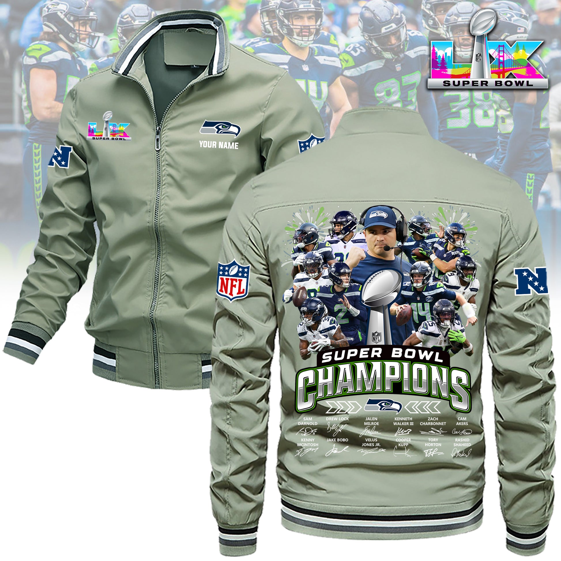 2A4LPC1SEA J16 Bomber Jacket Set