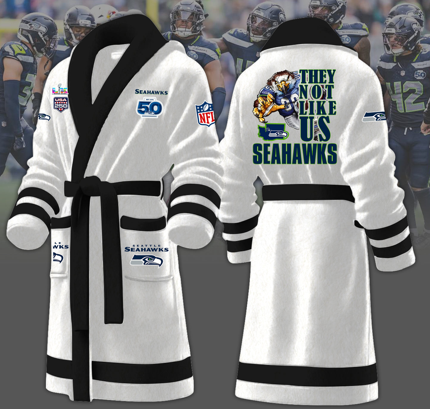 XFGLPC03SEA F130 Fleece Bathrobe