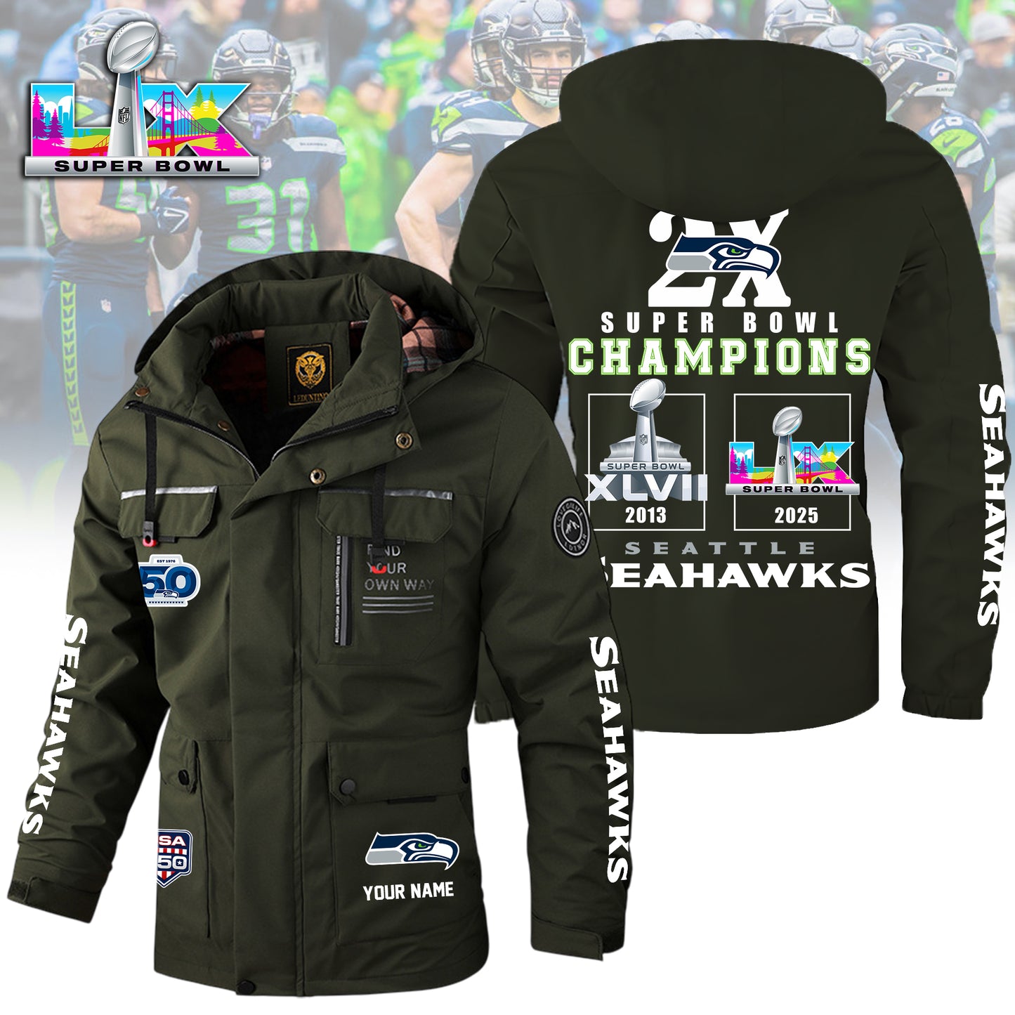 1A5LPC3SEA H315 Windbreaker Outdoor Jacket