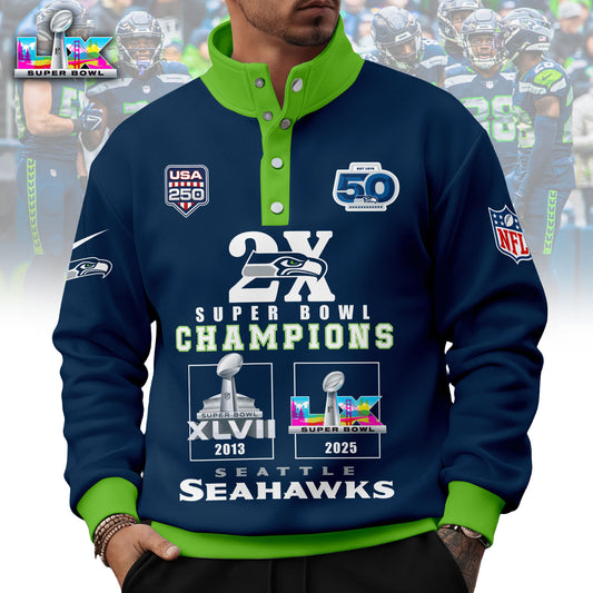 2A5LPC3SEA H827 Unisex Western Style Sweater With Buckles