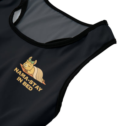 Nama-Stay In Bed Chill Llama Yoga Women's Sports Bra