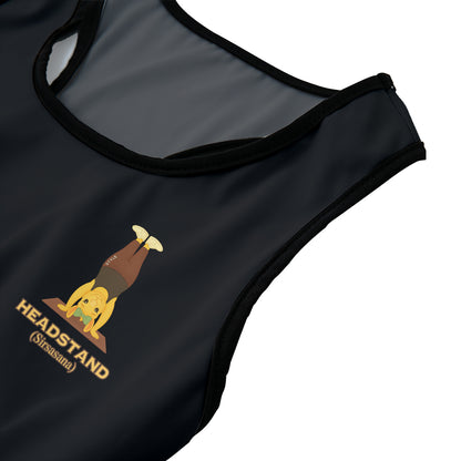 Headstand Sirsasana Chill Llama Yoga Women's Sports Bra