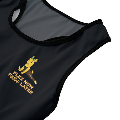 Flex Now, Fck Later Chill Llama Yoga Women's Sports Bra