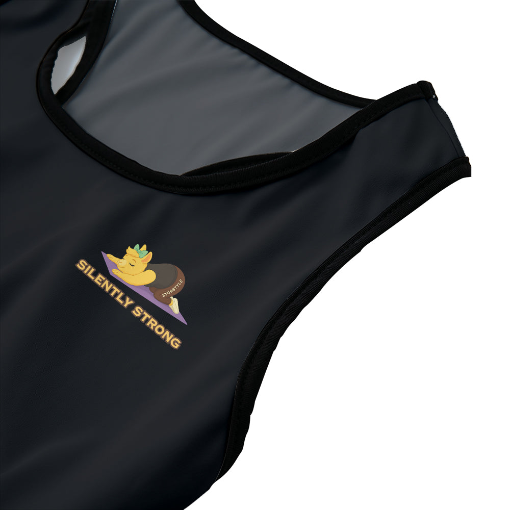 Silently Strong Chill Llama Yoga Women's Sports Bra