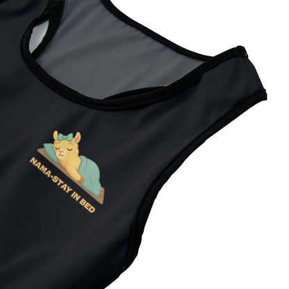 Nama-Stay In Bed Chill Llama Yoga Women's Sports Bra