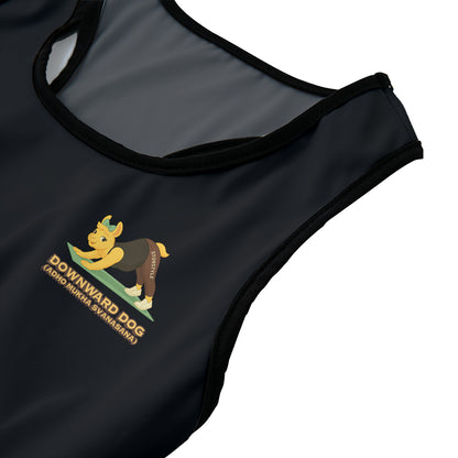 Downward Dog (Adho Mukha Svanasana) Chill Llama Yoga Women's Sports Bra