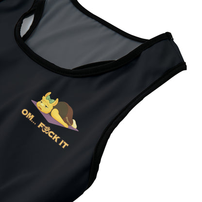 Om… Fck It Chill Llama Yoga Women's Sports Bra