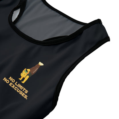 No Limits. No Excuses Chill Llama Yoga Women's Sports Bra