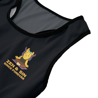 Zen & Sin Since Forever Chill Llama Yoga Women's Sports Bra