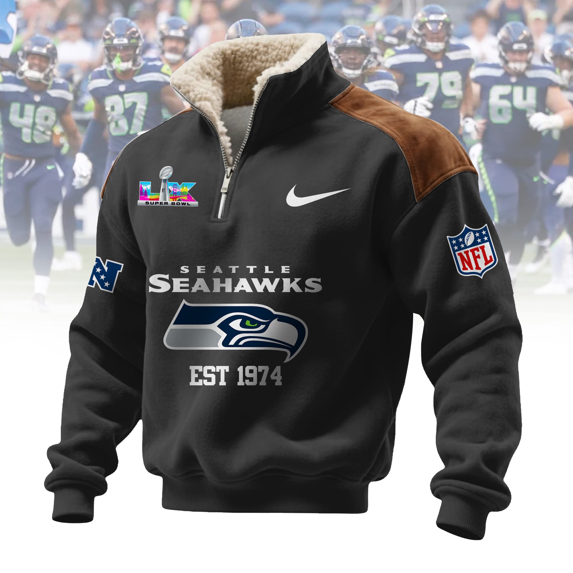 FTJLPC02SEA H770 Fleece Swweater