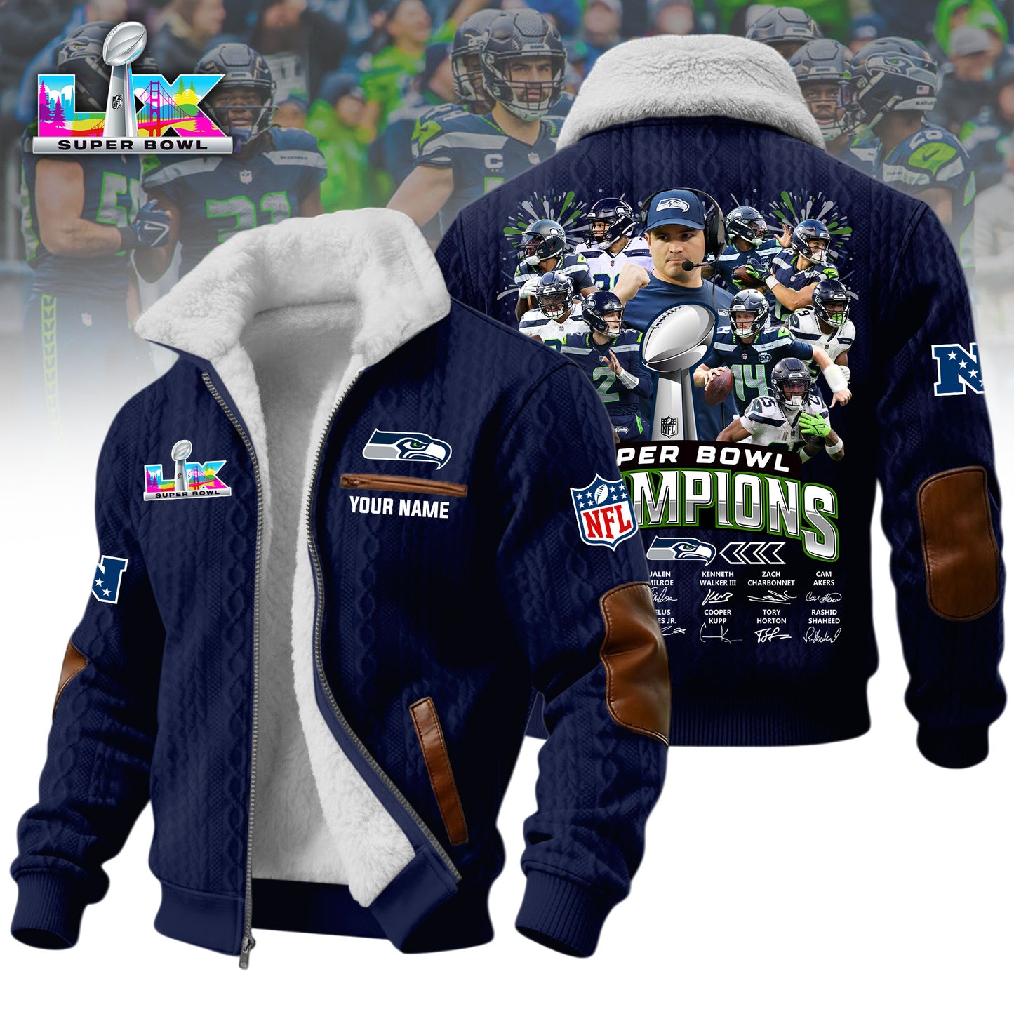 2A2LPC1SEA H963  Winter Fleece Jacket