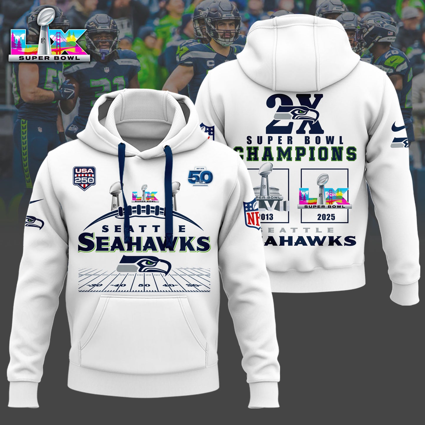 1A1LPC3SEA 3D HOODIE Hoodie