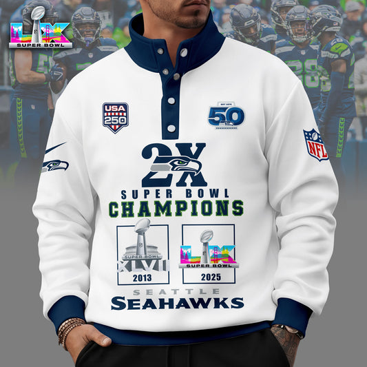 2A5LPC3SEA H827 Unisex Western Style Sweater With Buckles