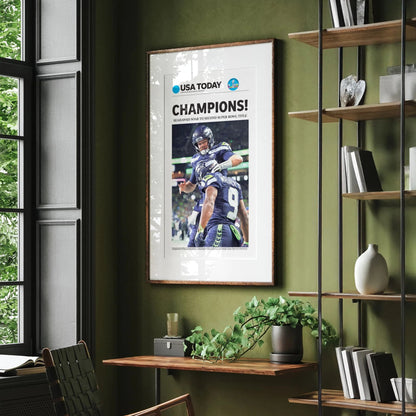 SH Football Champion LX 2026 Front Page Wall Art