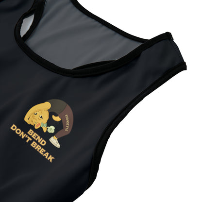 Bend, Don’t Break Chill Llama Yoga Women's Sports Bra