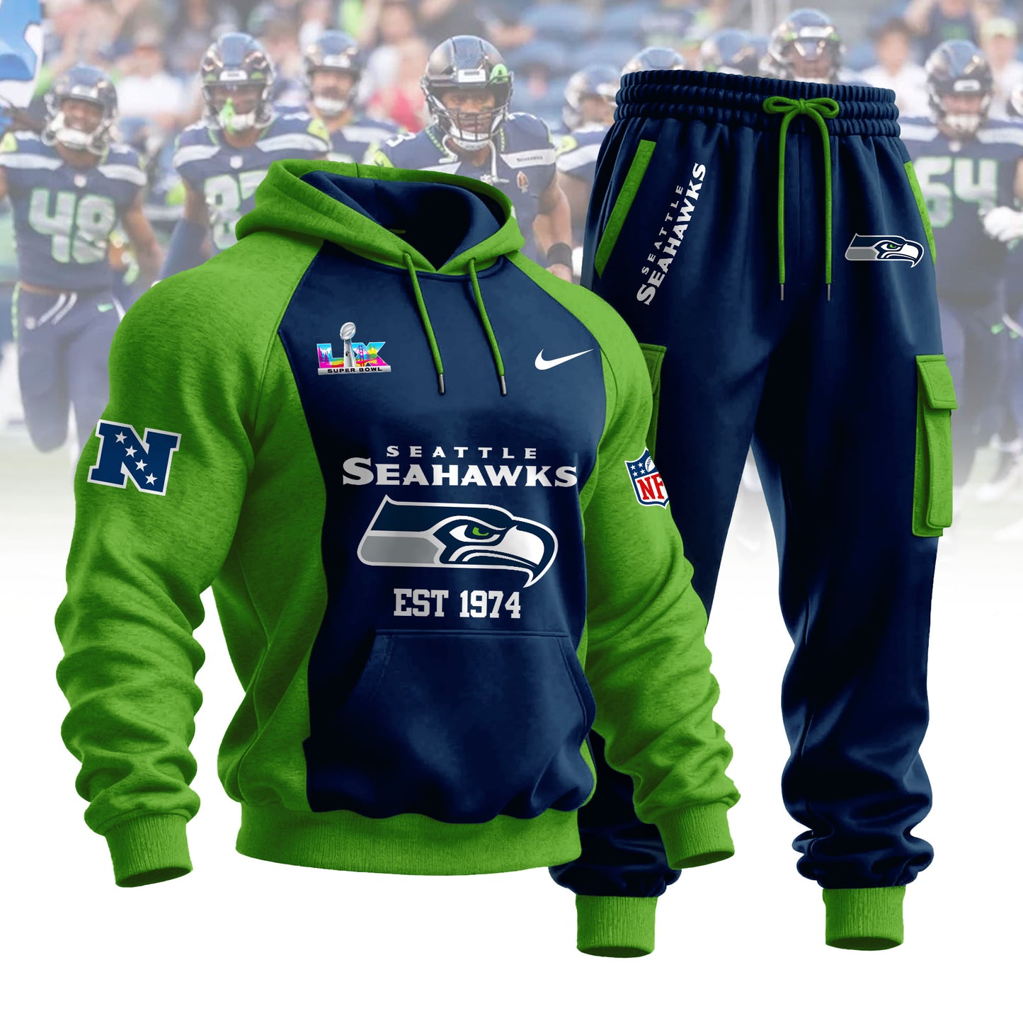 XDRLPC02SEA F395 Hoodie Set