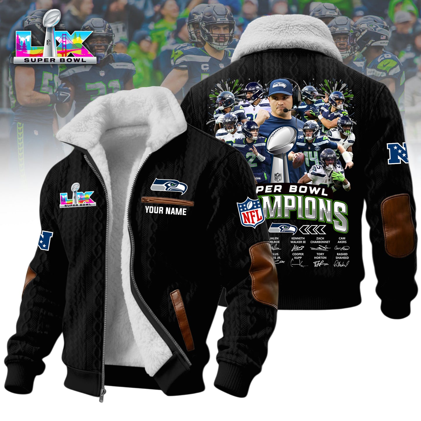 2A2LPC1SEA H963  Winter Fleece Jacket