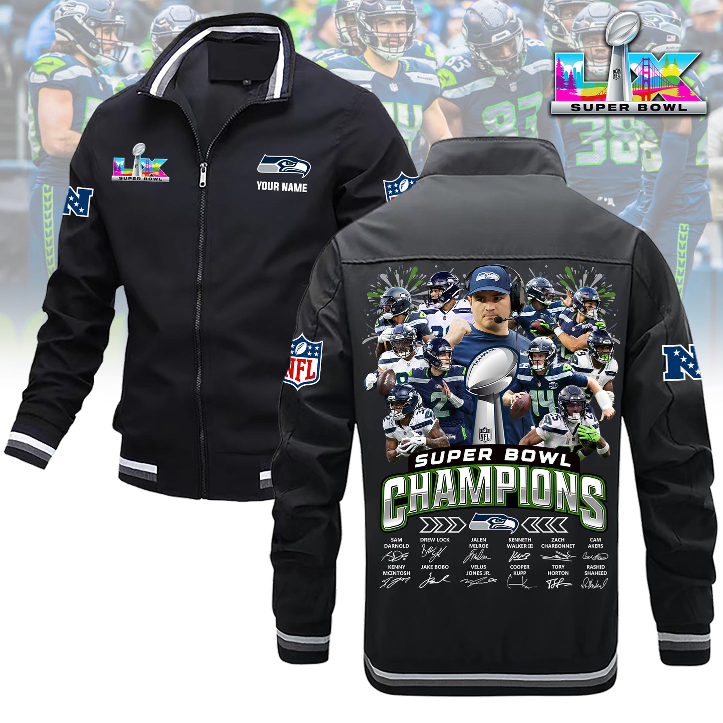2A4LPC1SEA J16 Bomber Jacket Set