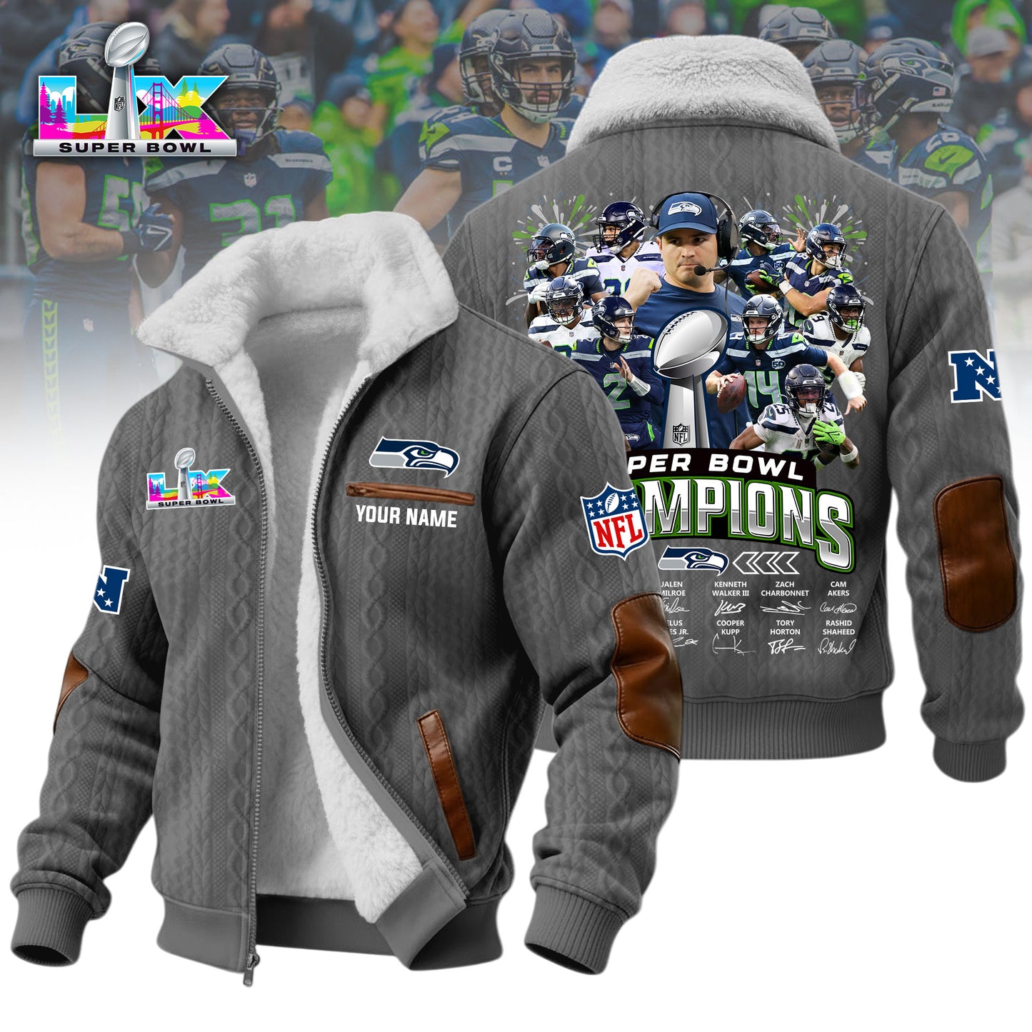 2A2LPC1SEA H963  Winter Fleece Jacket