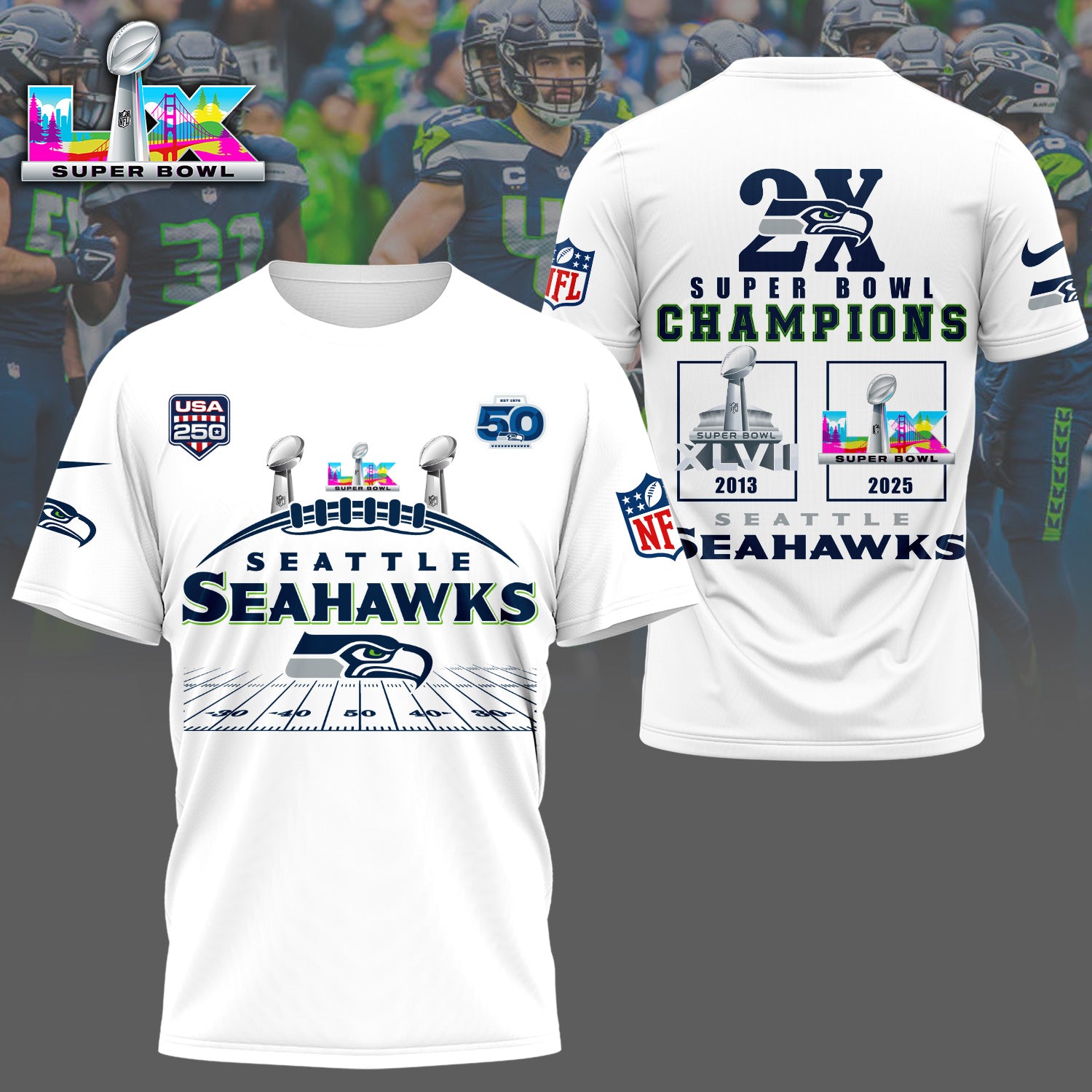 1A4LPC3SEA 3D TSHIRT1 T-shirt