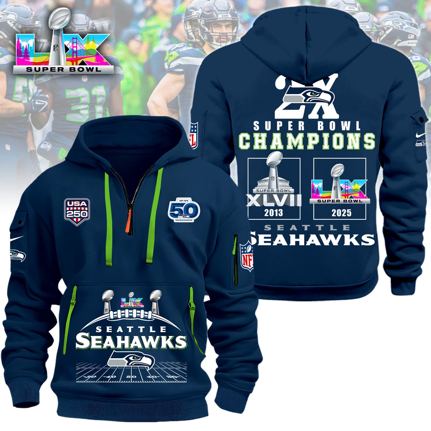 1A4LPC3SEA H115 Heavy Hoodie