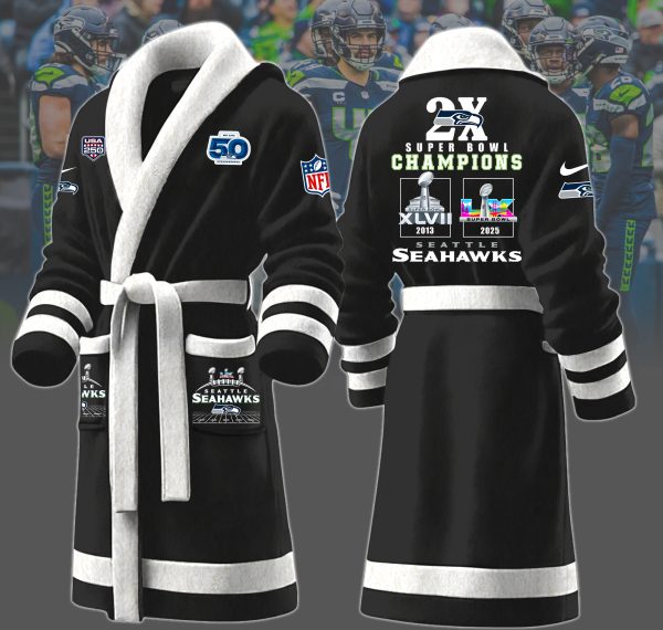 1A4LPC3SEA F130 Fleece Bathrobe