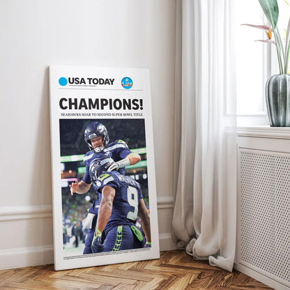 SH Football Champion LX 2026 Front Page Wall Art