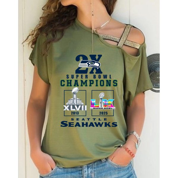 1A7LPC3SEA F26 Woman One Shoulder Shirt