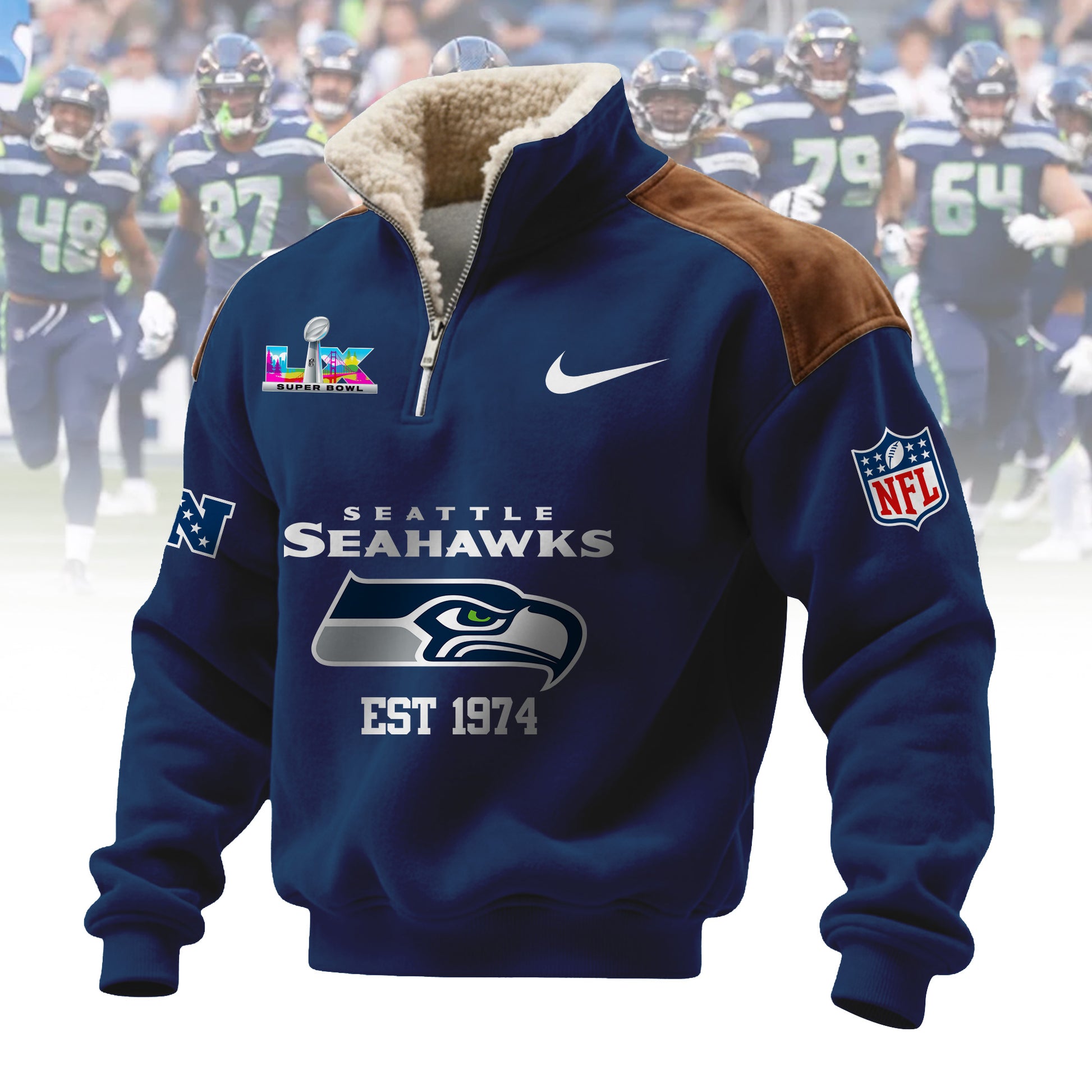 FTJLPC02SEA H770 Fleece Swweater