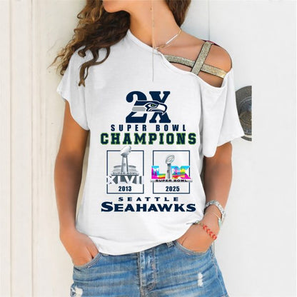 1A7LPC3SEA F26 Woman One Shoulder Shirt