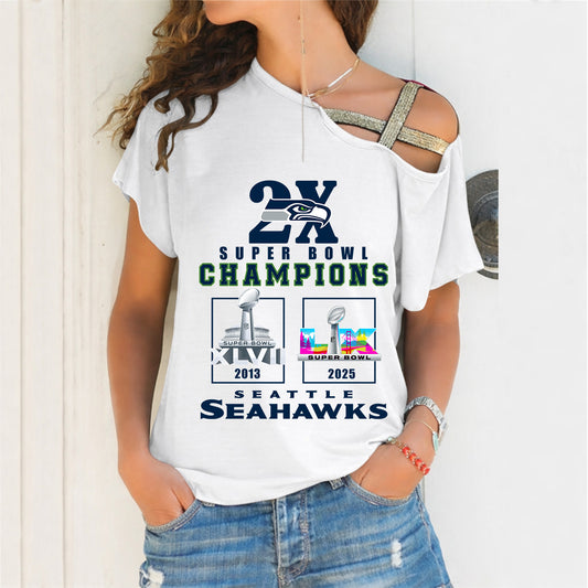 1A7LPC3SEA F26 Woman One Shoulder Shirt