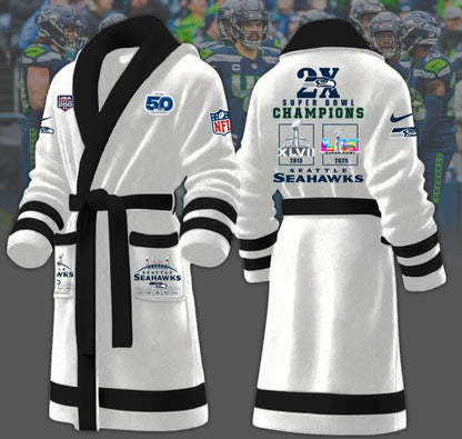 1A4LPC3SEA F130 Fleece Bathrobe