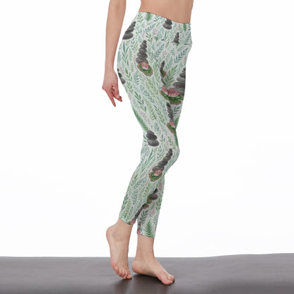 Zen Stones Serenity Strength Aura Yoga High Waist Leggings | 5To9Style