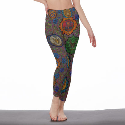 Chakras Energy Flow Yoga High Waist Leggings | 5To9Style