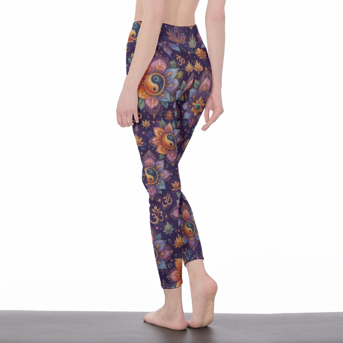 Yin Yang Variations Infinite Spirit Vision Yoga High Waist Leggings | 5To9Style