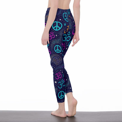 Galaxy Mystic Balance Glow Yoga High Waist Leggings | 5To9Style