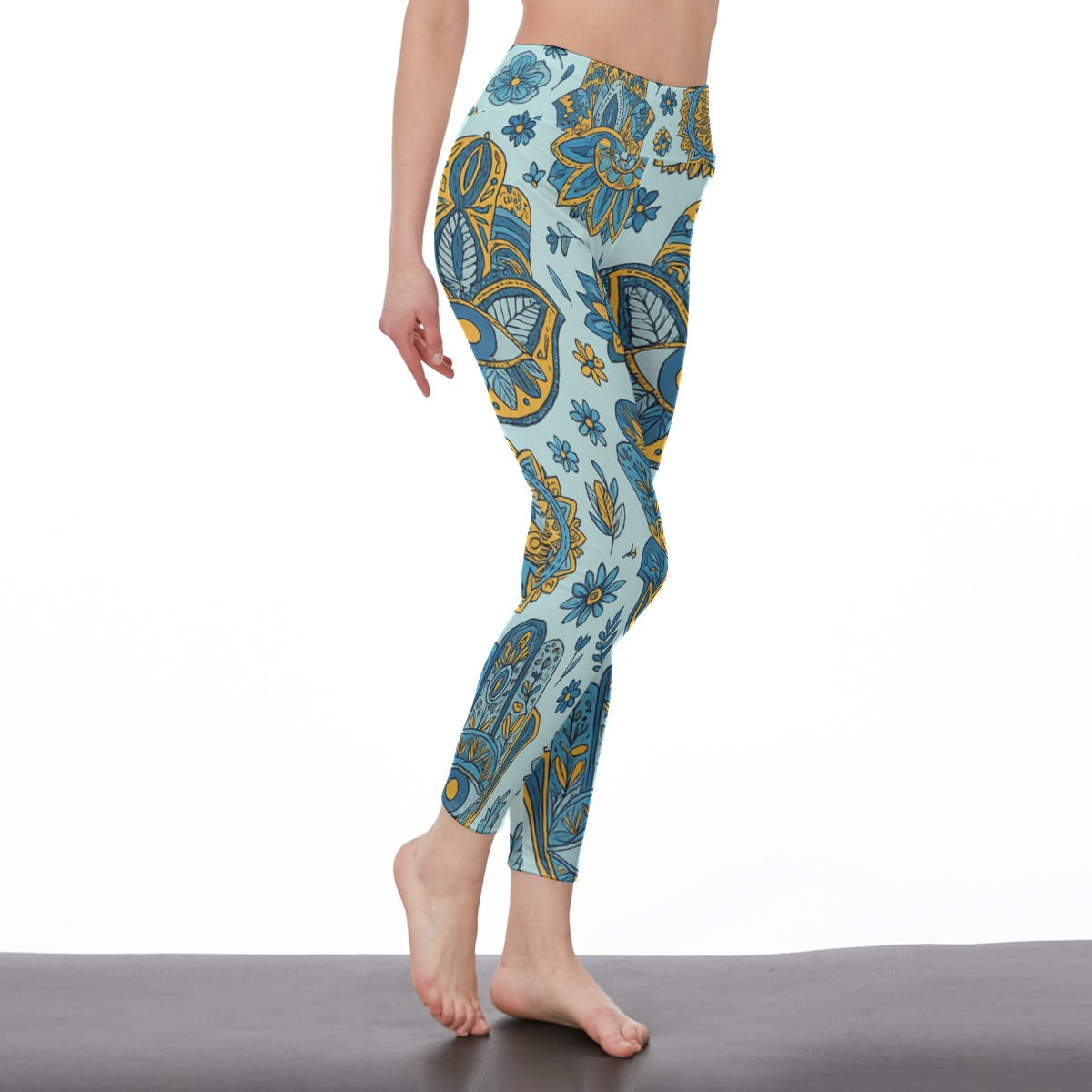 Hamsa Infinite Harmony Flow Yoga High Waist Leggings | 5To9Style