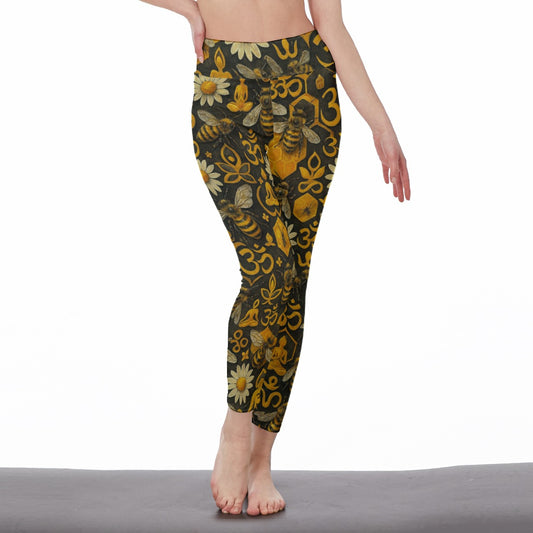 Honeycomb – Honey Bees Infinite Spirit Vision Yoga High Waist Leggings | 5To9Style