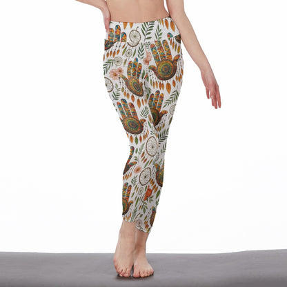 Dreamcatcher Celestial Harmony Glow Yoga High Waist Leggings | 5To9Style
