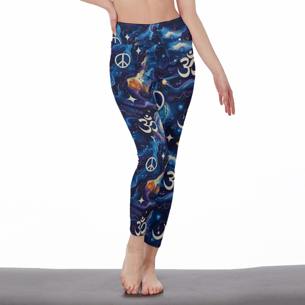 Galaxy Cosmic Energy Flow Yoga High Waist Leggings | 5To9Style