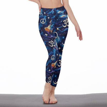 Galaxy Cosmic Energy Flow Yoga High Waist Leggings | 5To9Style