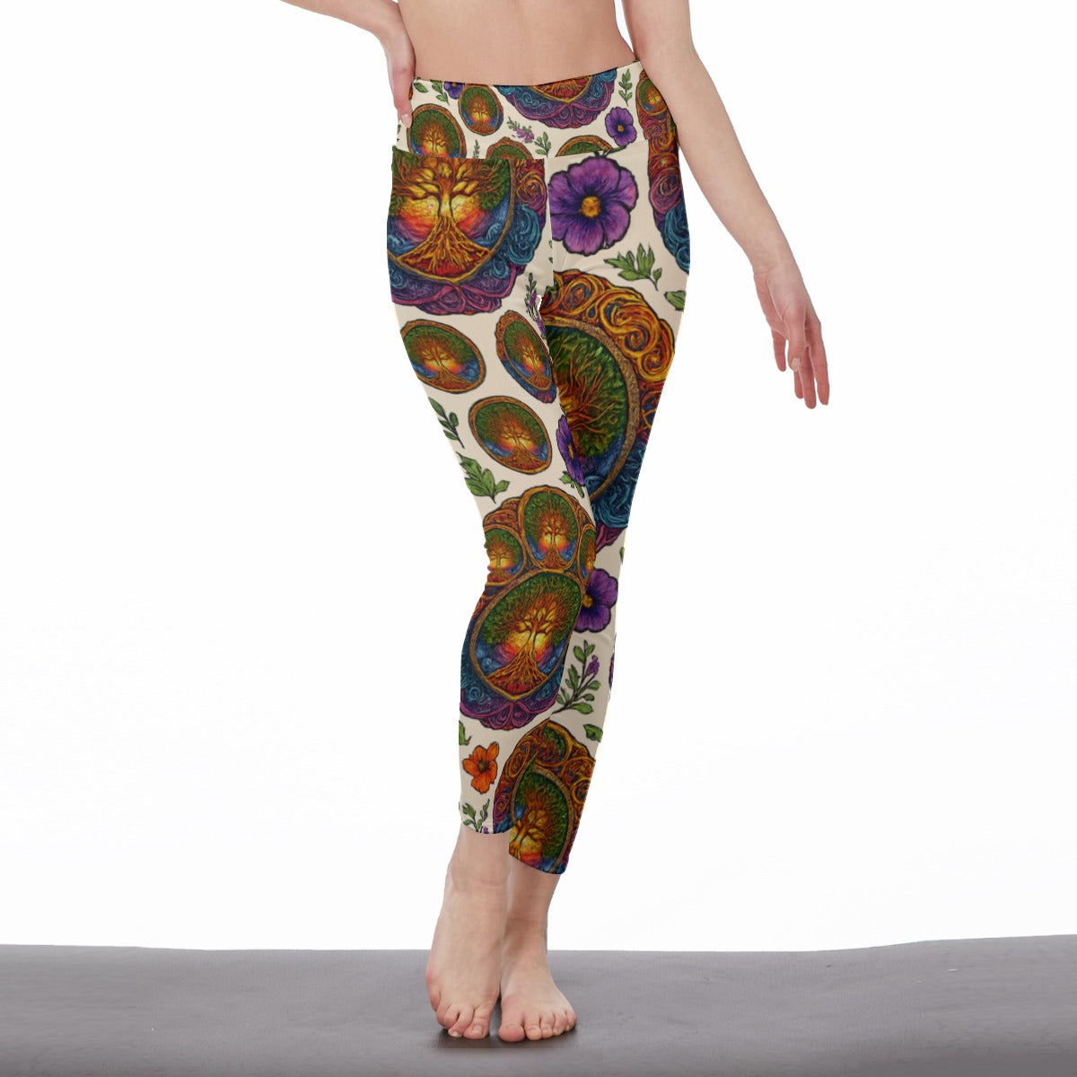 Tree of Life Infinite Spirit Vision Yoga High Waist Leggings | 5To9Style