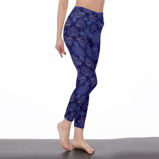 Lotus Serenity Strength Aura Yoga High Waist Leggings | 5To9Style