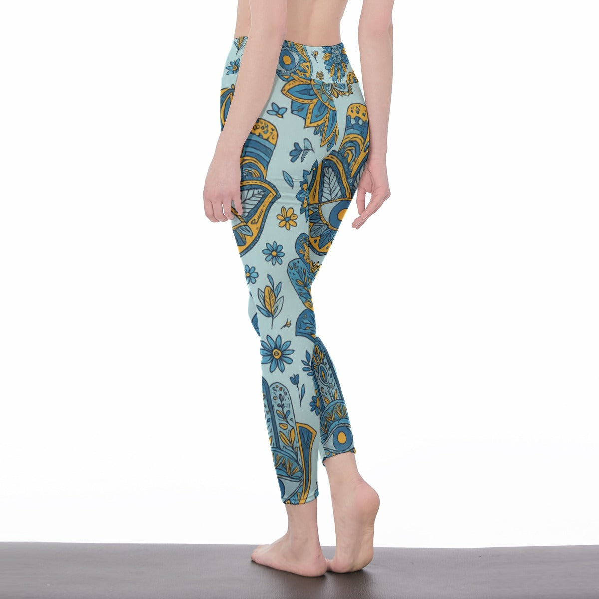 Hamsa Infinite Harmony Flow Yoga High Waist Leggings | 5To9Style